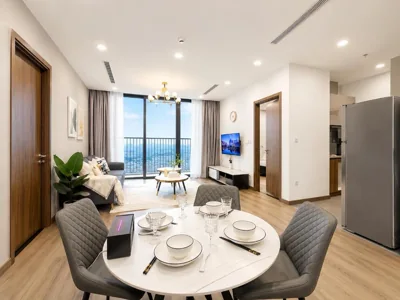 Apartamento de dos dormitorios con vistas a la ciudad — Eco Green Apartment Residence District 7